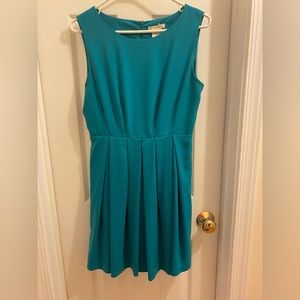Teal A-line Esley Dress with Pockets Size M